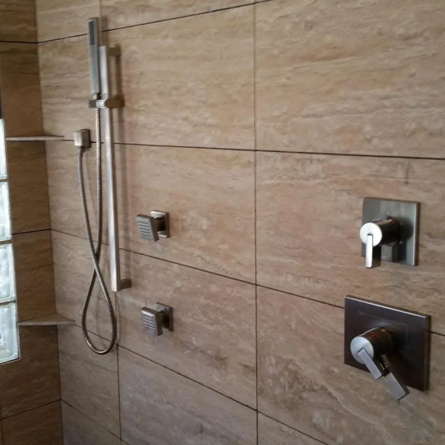 Shower fixture installation for Gas Line Repair in East End